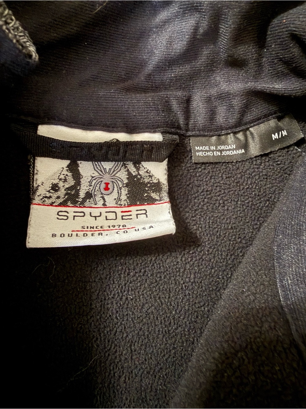 SPYDER Outbound Quarter Zip Pullover Sweater Size M - Picture 15 of 15